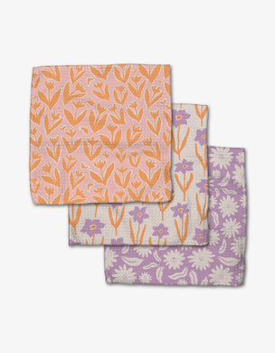 Geometry Dishcloths | Spring Flowers
