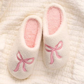 Bow Slippers | Pink