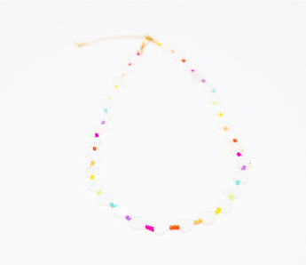 Rainbow Hearts Necklace