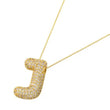 Crystal Initial Necklace