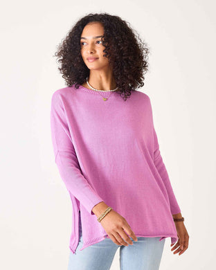 Catalina Sweater Cotton l Razzle Pink