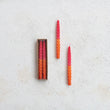 Twisted Taper Candles | Fuchsia + Orange