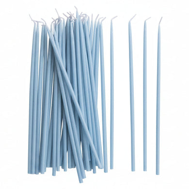 Thin Taper Candle • Light Blue