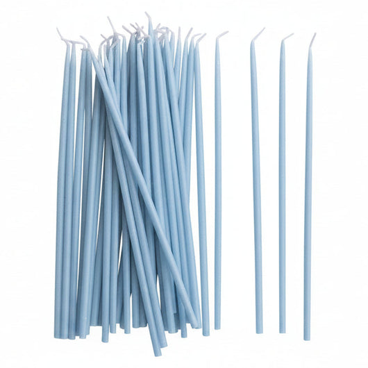 Thin Taper Candle • Light Blue