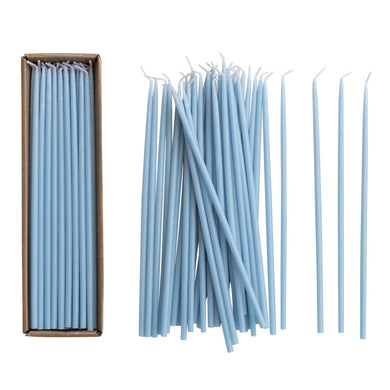 Thin Taper Candle Set • Light Blue