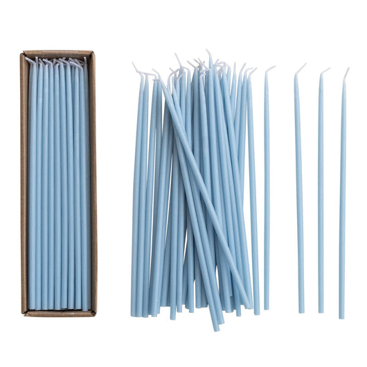 Thin Taper Candle Set • Light Blue