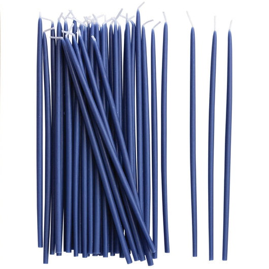 Thin Taper Candle • Blue