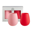 Fegg Stemless Glasses | Cherry + Blush