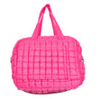 Quilted Weekender Bag | Hot Pink