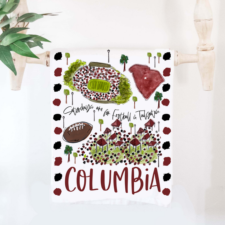 Gamecocks Gameday Tea Towel