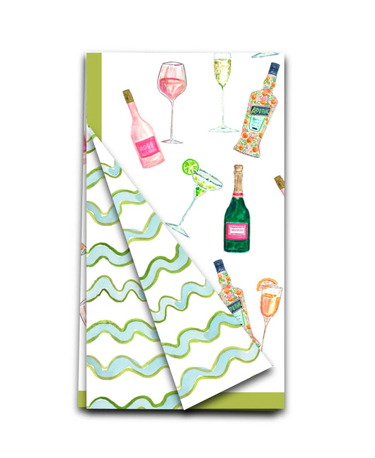 Double Sided Tea Towel | Cocktails
