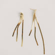 Skinny Gold Tassel Earrings