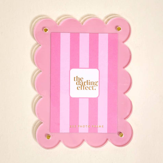 Mini Acrylic Picture Frame Magnet • Blush