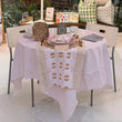 Striped Table Throw | Rose