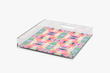 Mila Acrylic Tray | Pink Multi