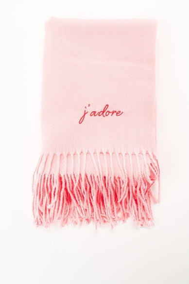 French Cashmere Wrap | Ballet Pink