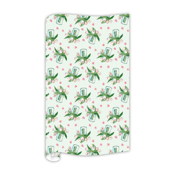 Gift Wrap | Green Tulips