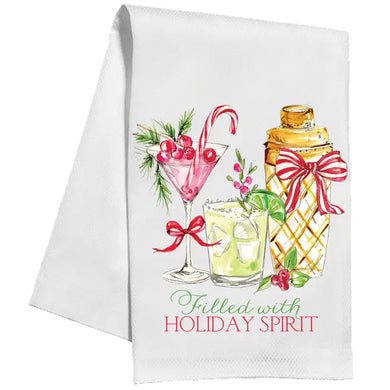 Holiday Kitchen Towel • Holiday Spirits