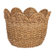 Scalloped Rattan Basket | Small