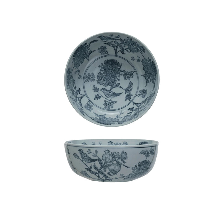 Birds & Botanicals Stoneware Bowl