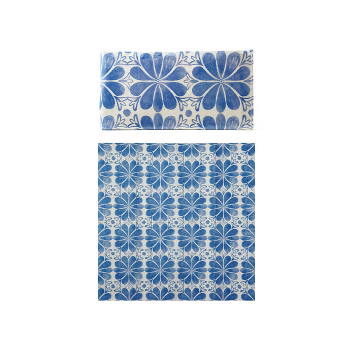 Paper Napkins with Tile Pattern (Contains 20 Folded Pieces) ©