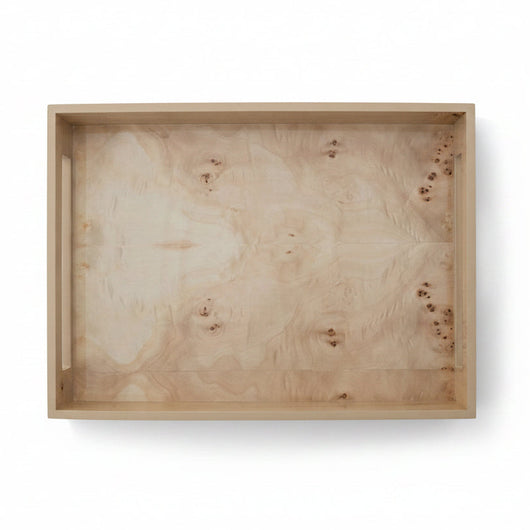 Astor Burl Wood Tray • Small