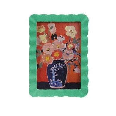 Ruffle Frame | Teal