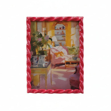 Twisted Frame | Hot Pink