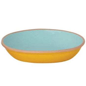 Happy Dish | Aqua + Yellow