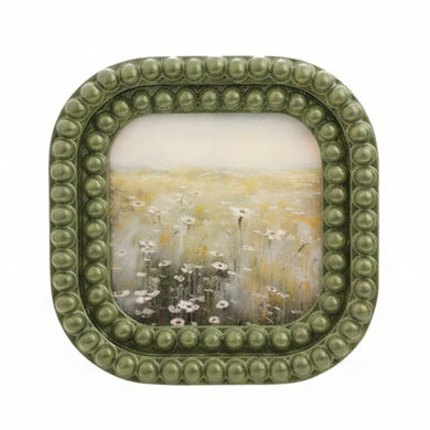 Rounded Square Bobbin Frame | Green