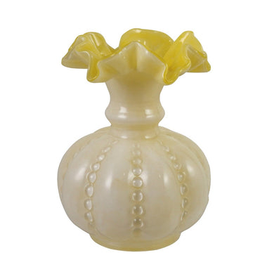 Ruffled Vase • Yellow