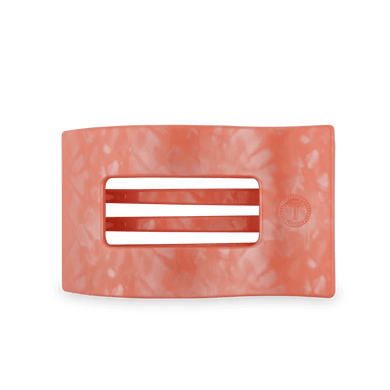 Large Flat Rectangle Hair Clip | Dreamsicle