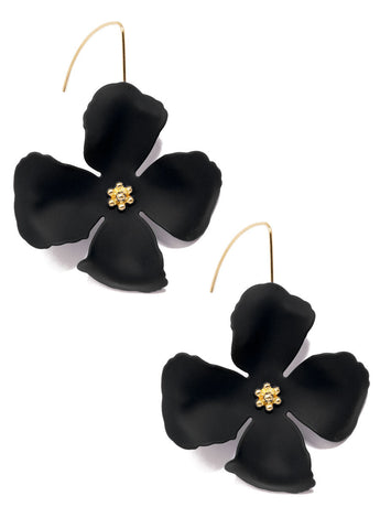 Blair Threader Earrings | Black