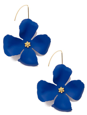 Blair Threader Earrings | Cobalt