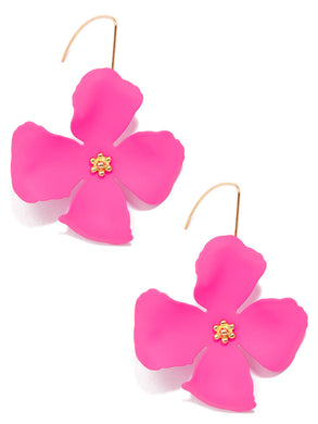 Blair Threader Earrings | Hot Pink