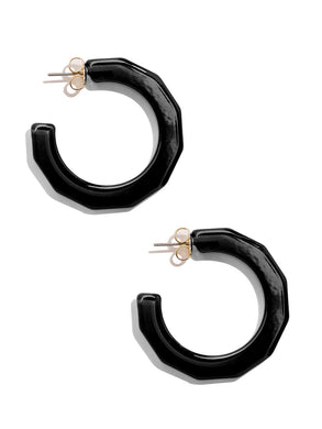 Robin Hoops | Black