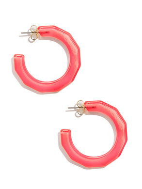 Robin Hoops | Coral