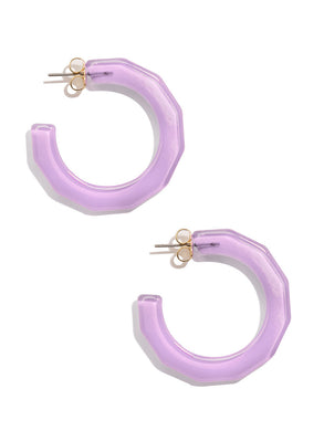 Robin Hoops | Lavender