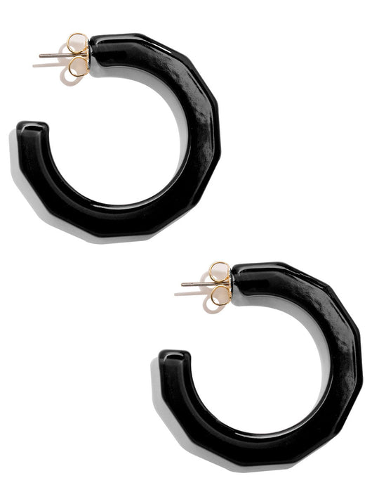Robin Hoops | Black
