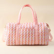 Quilted Weekender Bag | Petal Parade Pink