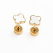 Quatrefoil Stud Earrings