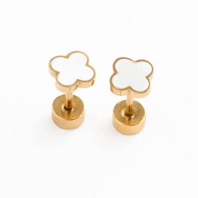 Quatrefoil Stud Earrings