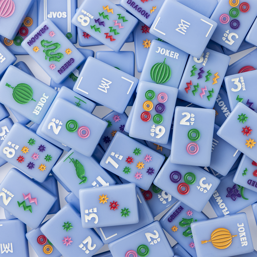 Amahj Tile Set • Blue