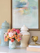 Sakura Medium Ginger Jars • Serenity Blue