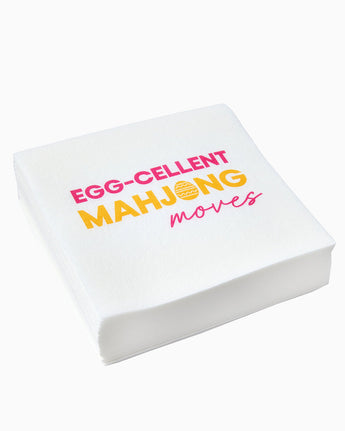 Mahjong Napkins | Egg-cellent