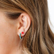 Turquoise Hoop