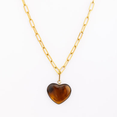 Natalia Necklace • Tortoise
