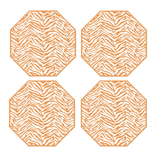Zebra Coaster Set | Paprika