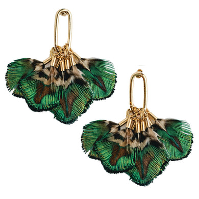 Mallard Statement Earrings