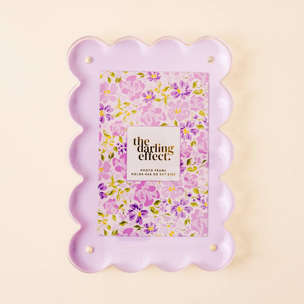 Scalloped Acrylic Frame Rectangle - Thumbnail 5